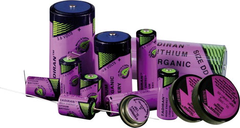 1/2 AA lítium elem, 3,6V 1100 mAh, 15 x 25 mm, Tadiran SL750/S 3. kép