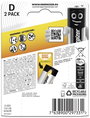 Góliát elem D, alkáli mangán, 1,5V, 2 db, Energizer Power LR20, D, AM1, XL, MN1300, 813, E95, LR20N, 2. bélyegkép