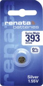 393 gombelem, ezüstoxid, 1,55V, 80 mAh, Renata SR754W, SR48, SR754, V393, D393, 255, F, SB‑B3, RW48, 3. bélyegkép