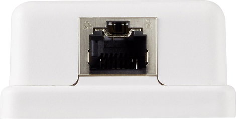 1 portos falra szerelhető hálózati csatlakozó doboz, CAT 6, reteszeléssel, fehér, Renkforce KSV-ND10 2. kép