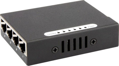 5 portos hálózati switch, RJ45 Ethernet elosztó, USB tápellátással 100 Mbit/s Renkforce 1483811 2. kép