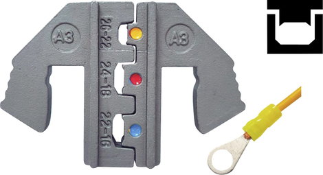 Krimpelő betét szigetelt kábelsarukhoz, 0.1 - 1.5 mm² TOOLCRAFT 1423368 2. kép