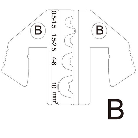 Krimpelő betét szigetelt kábelsarukhoz, 1.5 - 10 mm² TOOLCRAFT 1423376 3. kép