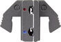 Krimpelő betét szigetelt laposérintkezős hüvelyekhez, hajlított, 0.5 - 2.5 mm² TOOLCRAFT 1423369 bélyegkép