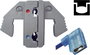 Krimpelő betét szigetelt laposérintkezős hüvelyekhez, hajlított, 0.5 - 2.5 mm² TOOLCRAFT 1423369 2. bélyegkép