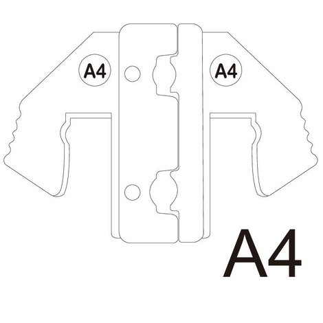 Krimpelő betét szigetelt laposérintkezős hüvelyekhez, hajlított, 0.5 - 2.5 mm² TOOLCRAFT 1423369 3. kép