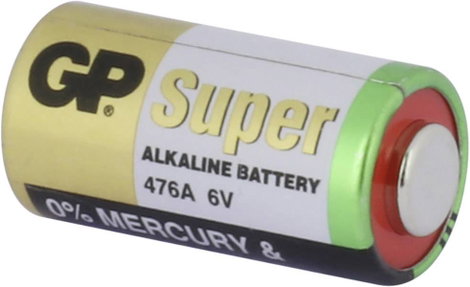 476A alkáli elem, távirányító elem, 6V 105 mAh, GP Super A476, E476A, V4034PX, V476A, V476GA, L1325, 2. kép