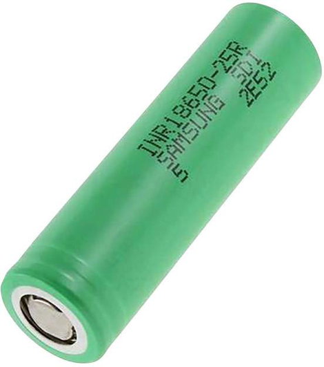 Samsung NR18650-25R Speciális akku 18650 Nagyáramra alkalmas, Magas hőmérséklet álló, Flat-top Lítiu