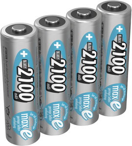 Ceruza akku AA, NiMH, 1,2V 2100 mAh, 4 db, Ansmann maxE LR06, AA, LR6, AAB4E, AM3, 815, E91, LR6N