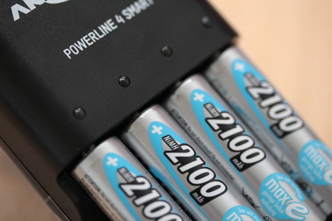Ceruza akku AA, NiMH, 1,2V 2100 mAh, 4 db, Ansmann maxE LR06, AA, LR6, AAB4E, AM3, 815, E91, LR6N 2. kép