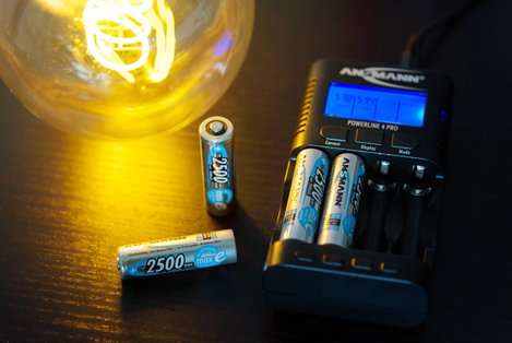 Ceruza akku AA, NiMH, 1,2V 2500 mAh, 4 db, Ansmann maxE LR06, AA, LR6, AAB4E, AM3, 815, E91, LR6N 2. kép