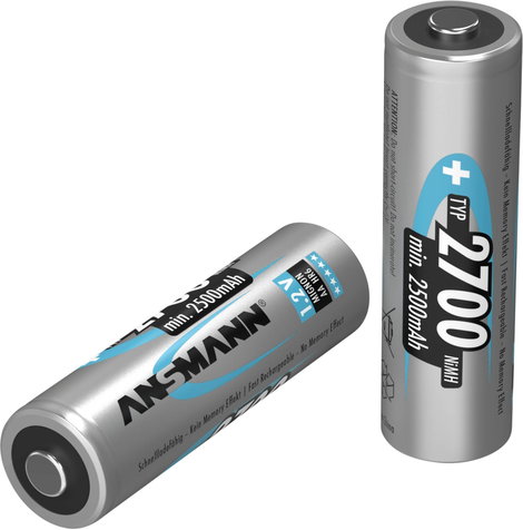 Ceruza akku AA, NiMH, 1,2V 2700 mAh, 6 db, Ansmann maxE LR06, AA, LR6, AAB4E, AM3, 815, E91, LR6N 3. kép