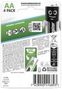 Ceruza akku AA, NiMH, 1,2V 2300 mAh, 4 db, Energizer Extreme LR06, AA, LR6, AAB4E, AM3, 815, E91, LR 2. bélyegkép
