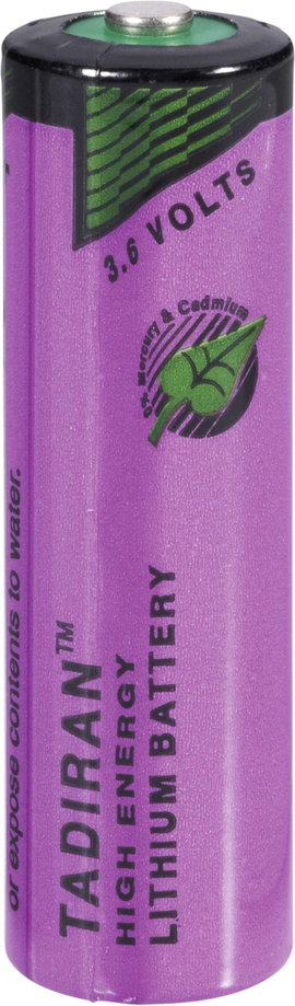 AA lítium ceruzaelem, 3,6V 2200 mAh, 14,7 x 50,5 mm, Tadiran SL760/S