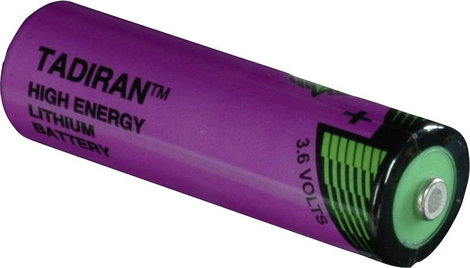 AA lítium ceruzaelem, 3,6V 2200 mAh, 14,7 x 50,5 mm, Tadiran SL760/S 2. kép
