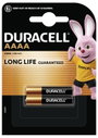 Miniceruza elem AAAA, 1,5V 600 mAh, 2 db, Duracell Ultra LR8, LR8D425, R8D425, LR61, E96, MX2500, V4 bélyegkép