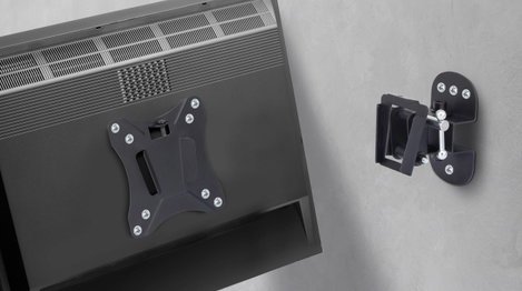 Fali monitortartó 33 - 68,6 cm (13 - 27), fekete, SpeaKa Professional 3. kép