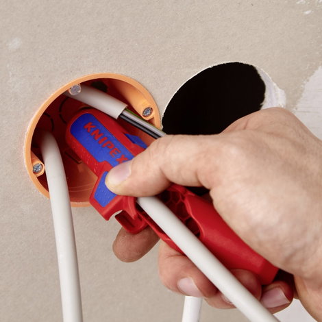 Univerzális csupaszoló szerszám 0,2 - 4 mm², Knipex ErgoStrip 16 95 01 SB 11. kép