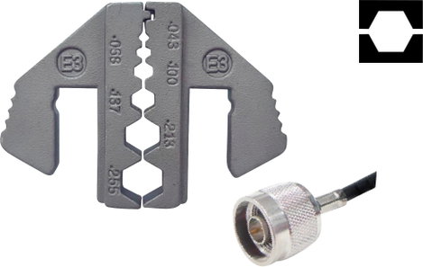 Krimpelő betét koax csatlakozókhoz RG59, RG58, RG6 TOOLCRAFT 1423402 2. kép