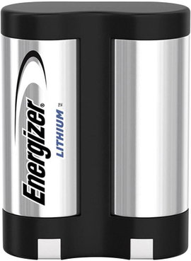 2CR 5 fotóelem, lítium, 6V 1500 mAh, Energizer EL2CR5, KL2CR5, EL2CR5BP, RL2CR5, DL245, DL345, 2CR5M