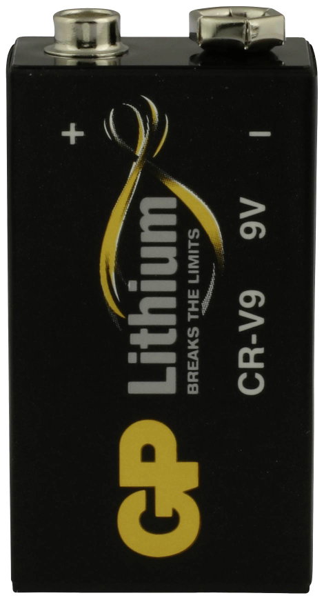 9V-os elem, lítium, 9V, 800 mAh, GP CR-9V 6LR61, 6LR21, 6AM6, 6LP3146, MN1604, A1604, E Block, LR22 6. kép