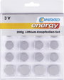 Lítium gombelem készlet, 20 db, Conrad Energy 2xCR1025/CR1620/CR1632/CR2016/CR2430/CR2450, 4xCR2025/ bélyegkép