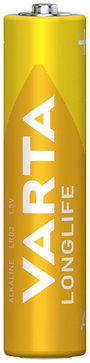 Mikroelem AAA, alkáli mangán, 1,5V, 4 db, Varta Longlife LR03, AAA, LR3, AM4M8A, AM4, S 2. bélyegkép