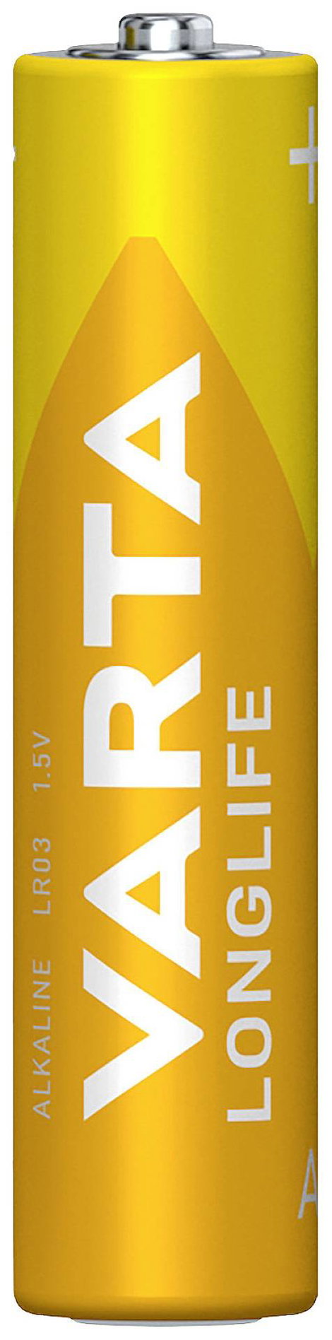 Mikroelem AAA, alkáli mangán, 1,5V, 4 db, Varta Longlife LR03, AAA, LR3, AM4M8A, AM4, S 2. kép