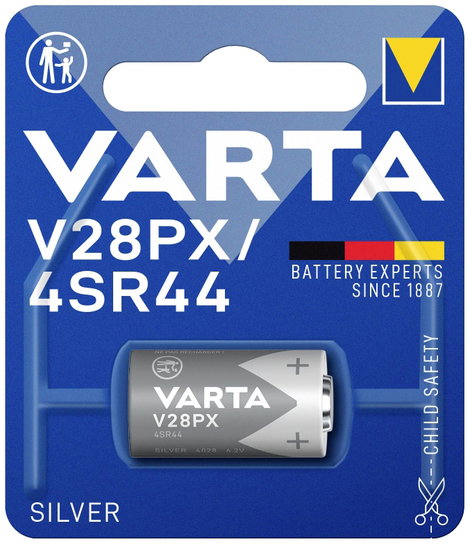 V28PX fotóelem, ezüstoxid, 6,2V 145 mAh, Varta V 28 PX 2. kép
