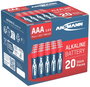 Mikroelem AAA, alkáli mangán, 1,5V, 20 db, Ansmann Red-Line LR03, AAA, LR3, AM4M8A, AM4, S bélyegkép