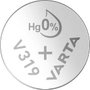 319 gombelem, ezüstoxid, 1,55V, 16 mAh, Varta R527SW, SR64, SR527, V319, D319, 615, 280‑60, SB‑AE, S bélyegkép