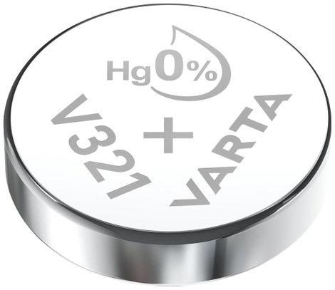 321 gombelem, ezüstoxid, 1,55V, 13 mAh, Varta SR616SW, SR65, SR616, V321, D321, 611, DA, 280‑73, SB‑ 2. kép