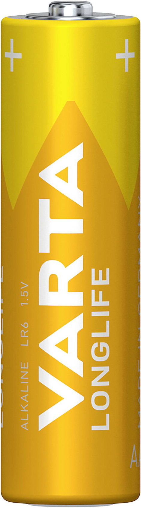 Ceruzaelem AA, alkáli mangán, 1,5V, 8 db, Varta Longlife LR06, AA, LR6, AAB4E, AM3, 815, E91, LR6N 2. kép