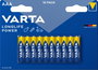 Mikroelem AAA, alkáli mangán 1220 mAh 1,5V 10 db, Varta Longlife Power bélyegkép