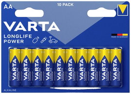 Ceruzaelem AA, alkáli mangán, 1,5V, 10 db, Varta High Energy LR06, AA, LR6, AAB4E, AM3, 815, E91, LR