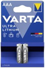 Mikroelem AAA, lítium, 1,5V 1100 mAh, 2 db, Varta Professional LR03, AAA, LR3, AM4M8A, AM4, S bélyegkép
