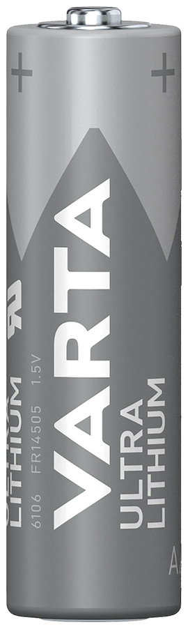 Ceruzaelem készlet, AA, lítium, 1,5V 2900 mAh, 4 db, Varta Professional LR06, AA, LR6, AAB4E, AM3, 8