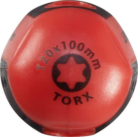Torx csavarhúzó Méret T 20 Penge hossz: 100 mm TOOLCRAFT 2. kép