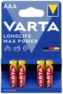Mikroelem AAA, alkáli mangán, 1,5V, 4 db, Varta Max Tech LR03, AAA, LR3, AM4M8A, AM4, S bélyegkép