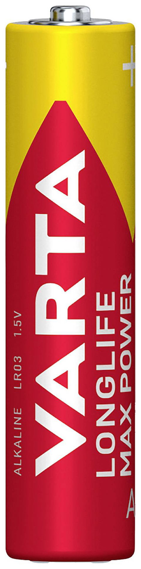 Mikroelem AAA, alkáli mangán, 1,5V, 4 db, Varta Max Tech LR03, AAA, LR3, AM4M8A, AM4, S 2. kép