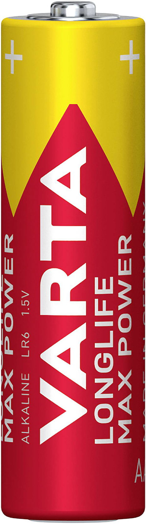Ceruzaelem AA, alkáli mangán, 1,5V, 4 db, Varta Max Tech LR06, AA, LR6, AAB4E, AM3, 815, E91, LR6N 2. kép