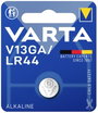 LR44 gombelem, alkáli mangán, 1,5V, 125 mAh, 1 db, Varta AG13, V13GA, G13A, 13GA, PX76A, PX675A, 157 3. bélyegkép