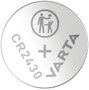 CR2430 lítium gombelem, 3 V, 280 mA, Varta BR2430, DL2430, ECR2430, KCR2430, KL2430, KECR2430, LM243 bélyegkép