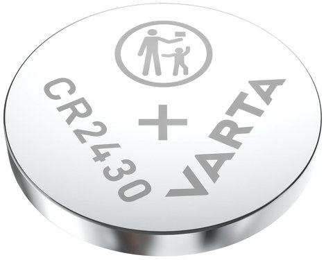 CR2430 lítium gombelem, 3 V, 280 mA, Varta BR2430, DL2430, ECR2430, KCR2430, KL2430, KECR2430, LM243 2. kép