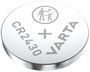 CR2430 lítium gombelem, 3 V, 280 mA, Varta BR2430, DL2430, ECR2430, KCR2430, KL2430, KECR2430, LM243 2. bélyegkép