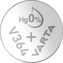 364 gombelem, ezüstoxid, 1,55V, 20 mAh, Varta SR621SW, SR60, SR621, V364, D364, 602, T, 280-34, SB-A