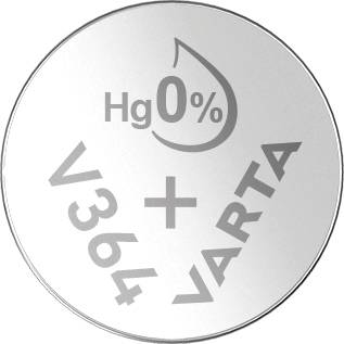 364 gombelem, ezüstoxid, 1,55V, 20 mAh, Varta SR621SW, SR60, SR621, V364, D364, 602, T, 280-34, SB-A