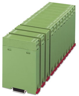 Kalapsín doboz takarólap 75 x 45 x 17.5 mm, ABS, zöld, Phoenix Contact EG 45-A/ABS GN