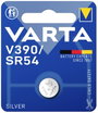 390 gombelem, ezüstoxid, 1,55V, 80 mAh, Varta SR1130SW, SR54, SR1130, V390, D390, 603, 280‑24, SB‑AU 2. bélyegkép