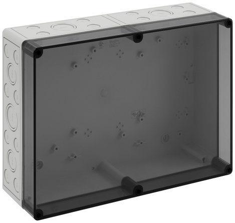 Installációs műszerdoboz 254 x 361 x 111 mm, polikarbonát, fényes szürke, Spelsberg TK PC 3625-11-TM